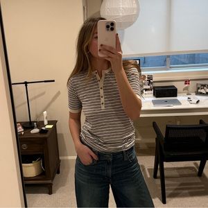 Jcrew button up t shirt